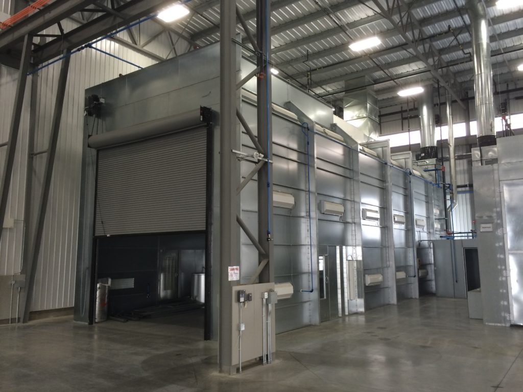 Semi Downdraft Paint Booth Pacific Spray Booths