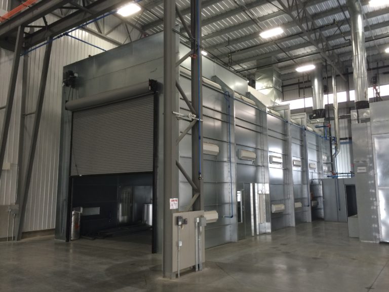 Semi Downdraft Paint Booth Pacific Spray Booths